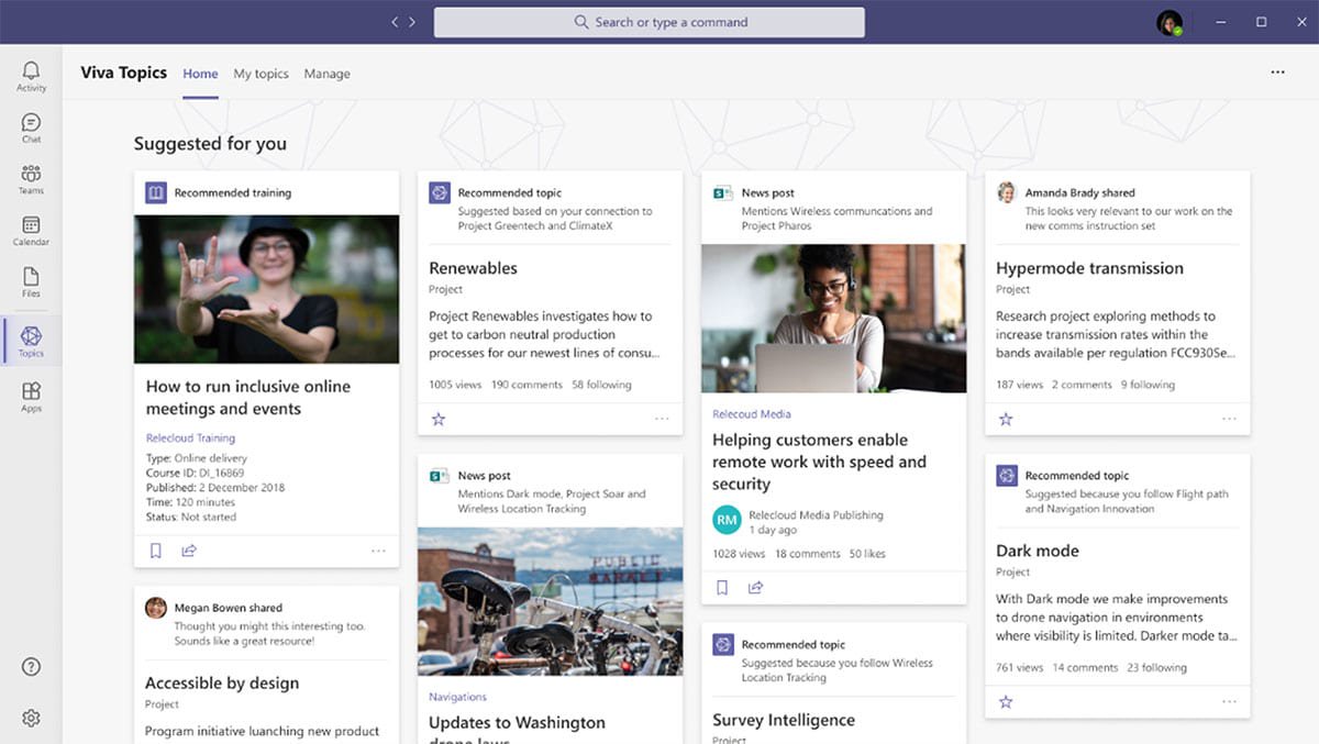 Microsoft SharePoint / Viva Topics